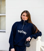 PupFaws Quarter-Zip Sweatshirt – Organic Cotton French Terry