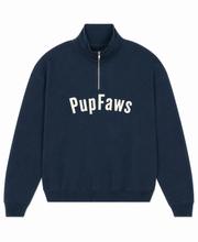 PupFaws Quarter-Zip Sweatshirt – Organic Cotton French Terry